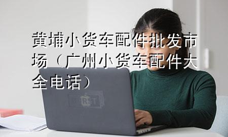 黄埔小货车配件批发市场(广州小货车配件大全电话)