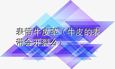 表带牛皮革(牛皮的表带会开裂么)