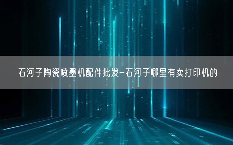 石河子陶瓷喷墨机配件批发-石河子哪里有卖打印机的