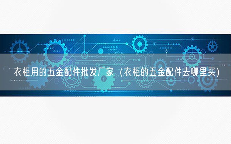 衣柜用的五金配件批发厂家（衣柜的五金配件去哪里买）