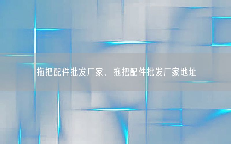 拖把配件批发厂家，拖把配件批发厂家地址