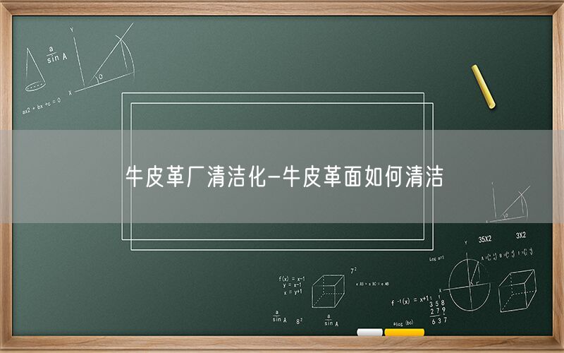 牛皮革厂清洁化-牛皮革面如何清洁