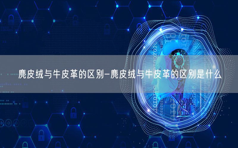 麂皮绒与牛皮革的区别-麂皮绒与牛皮革的区别是什么